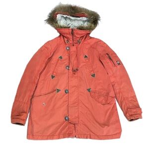 Buckaroo Original Vintage Faux Fur Hooded Insulated Jacket Women’s Size Medium